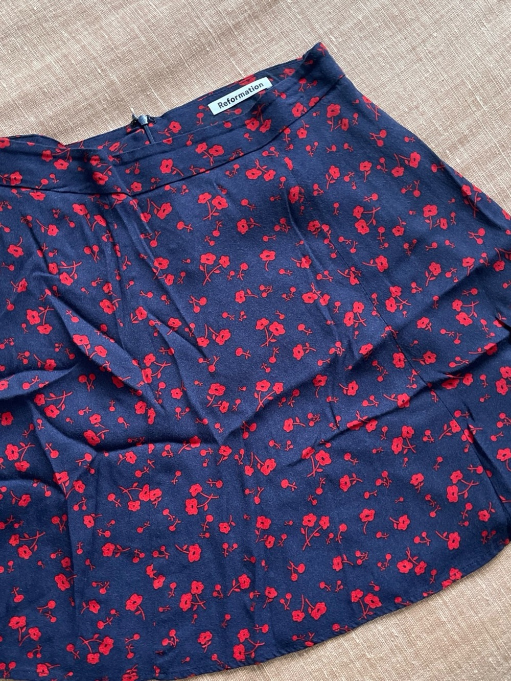 Reformation Floral Skirt
